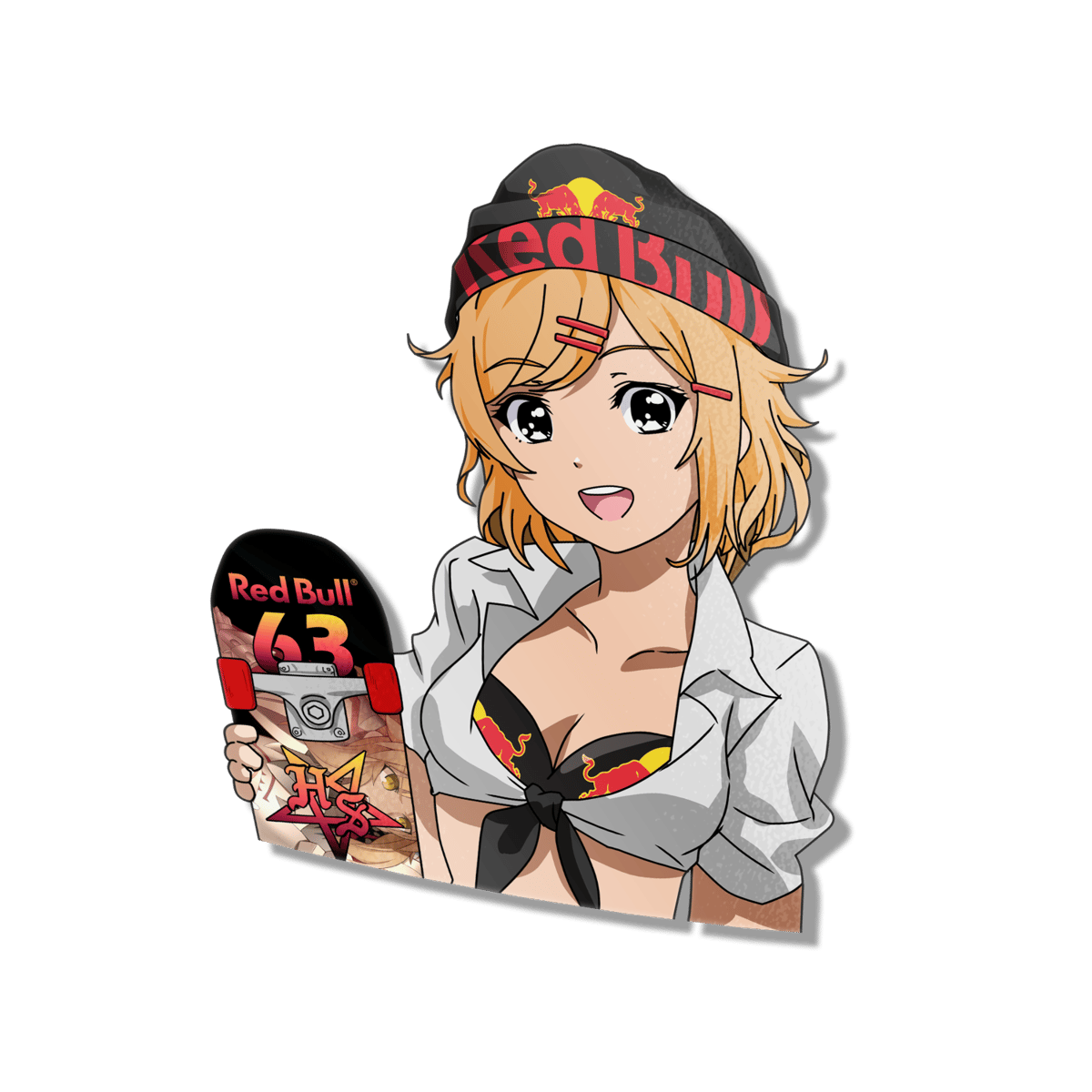 Image of Redbull Chan Sticker
