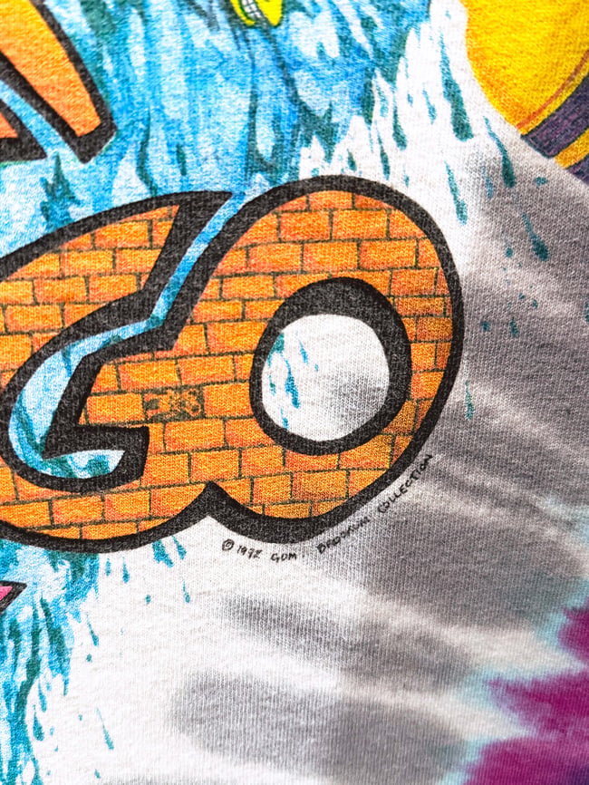 Grateful Dead 1992 Chicago 'Wake of the Flood' T-Shirt - Size XL