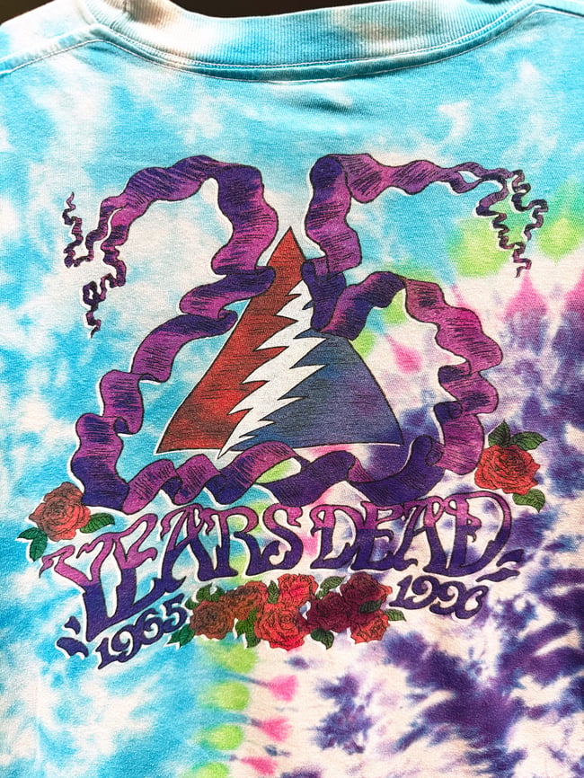 Grateful Dead 1990 25th Anniversary T-Shirt - Size XL