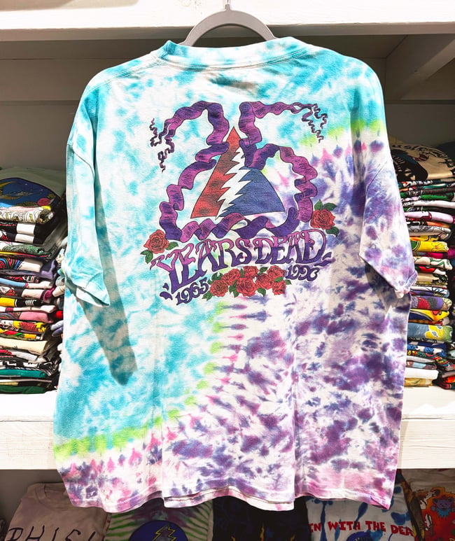 Grateful Dead 1990 25th Anniversary T-Shirt -- Size XL