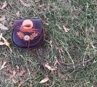 Image 1 of Leaping hare and moon gathering purse