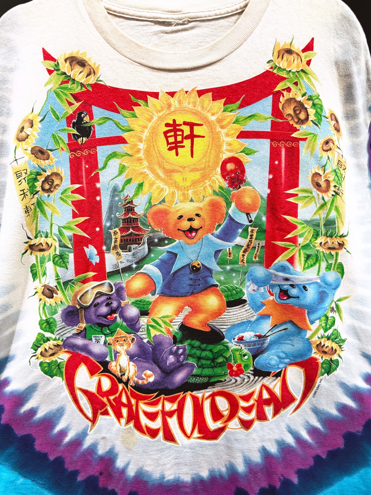 Greatful Dead 1997 T Shirts グレイトフルデッド Grateful Dead 1997 China Rider T-Shirt -- Size XL | Primarily Dead