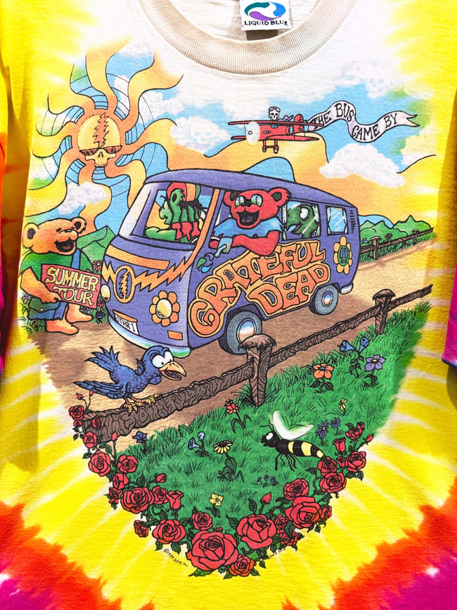 Grateful Dead 90s 1994 Summer Tour T-Shirt - Size L
