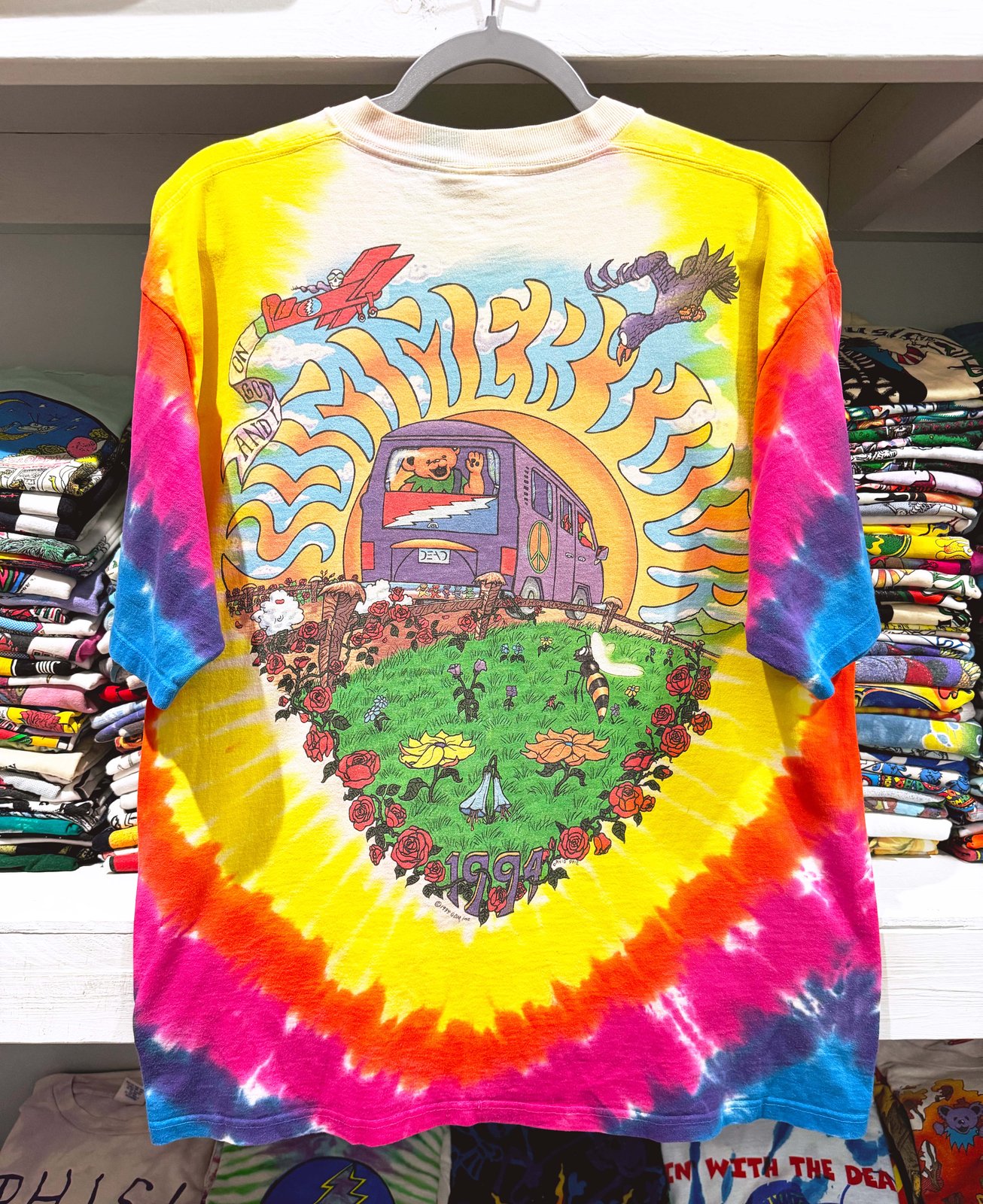トップス 90s Grateful Dead T-shirts SIZE:L Grateful Dead 90s 1994 Summer Tour T-Shirt - Size L | Primarily Dead
