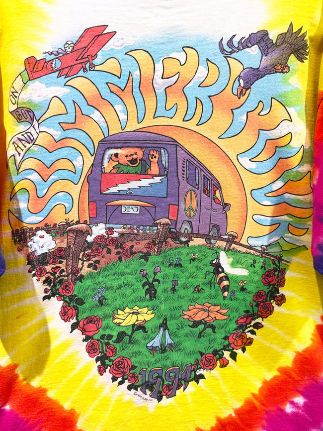 Grateful Dead 90s 1994 Summer Tour T-Shirt - Size L