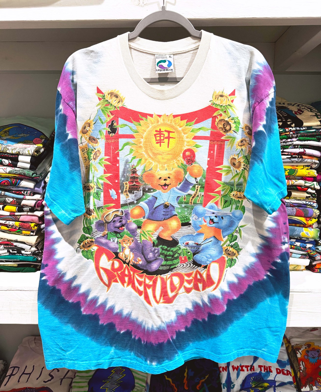 Greatful Dead 1997 T Shirts グレイトフルデッド Grateful Dead 1997 China Rider T-Shirt : Size XL | Primarily Dead