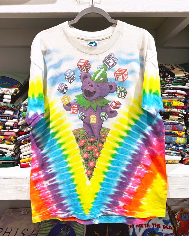 Grateful Dead 1991 Spring Tour 'Juggling Bear' T-Shirt - Size L