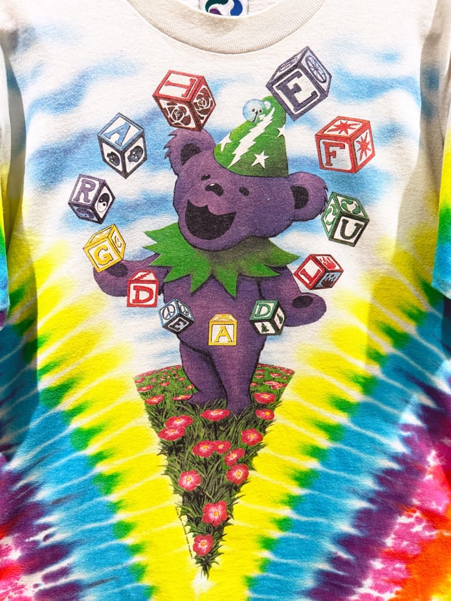 Grateful Dead 1991 Spring Tour 'Juggling Bear' T-Shirt - Size L