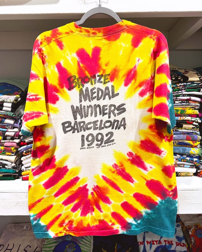 Grateful Dead 1992 Lithuania Basketball T-Shirt - Size L