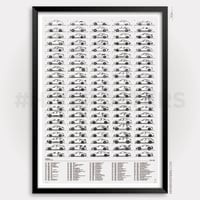 Image 1 of Porsche Evolution Poster