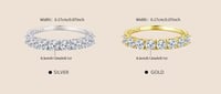 Image 3 of Bambi Half Eternity Moissanite Ring