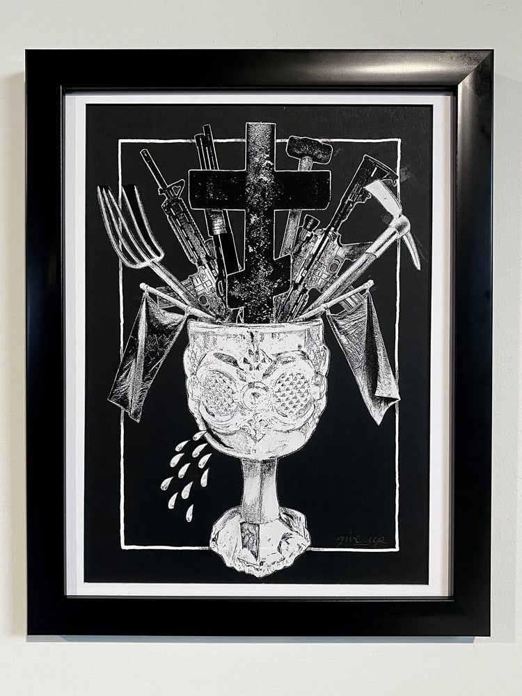 Image of 'chalice' original collage