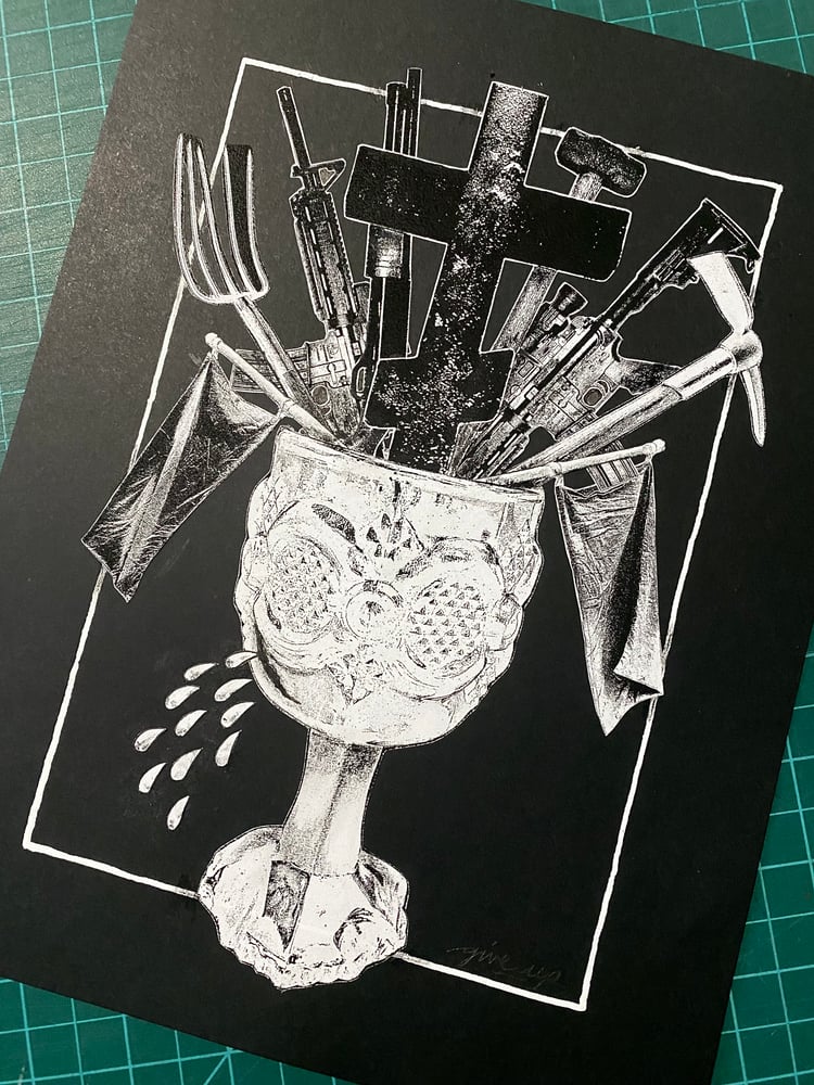 Image of 'chalice' original collage