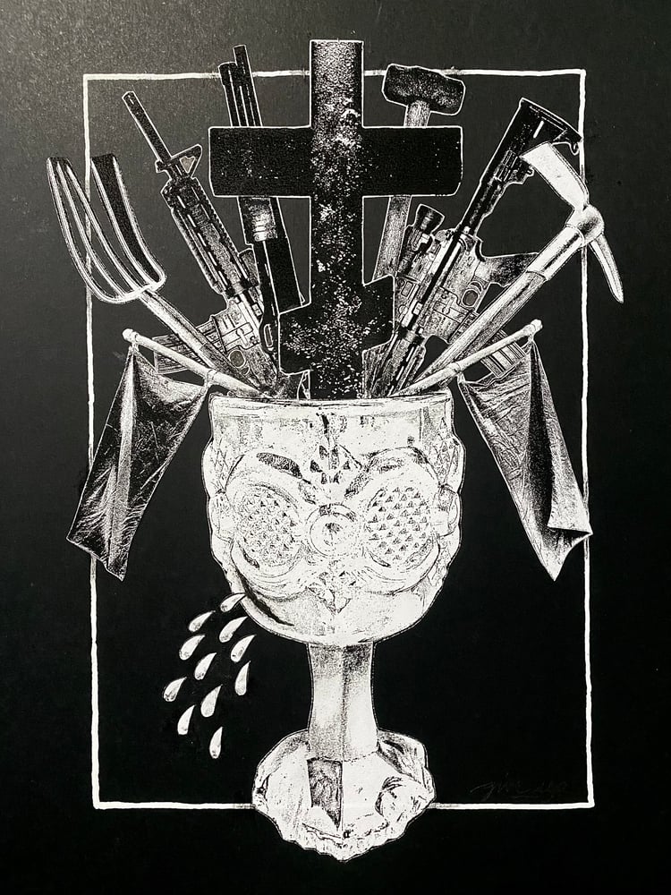 Image of 'chalice' original collage