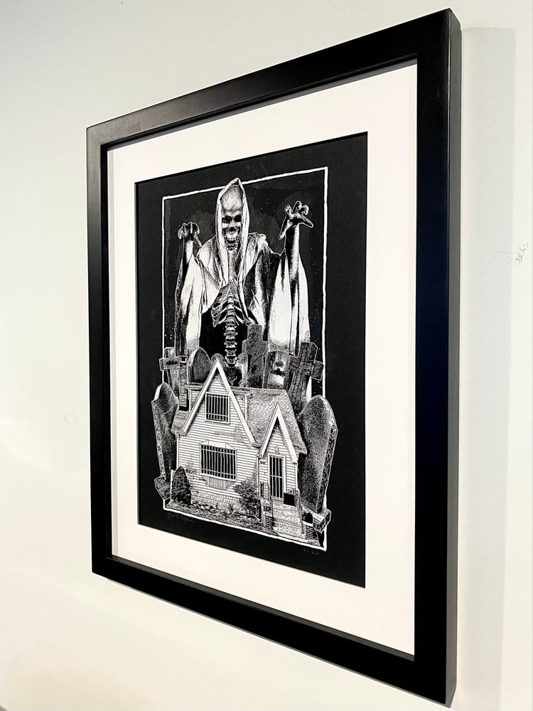 Image of 'stay home' original collage