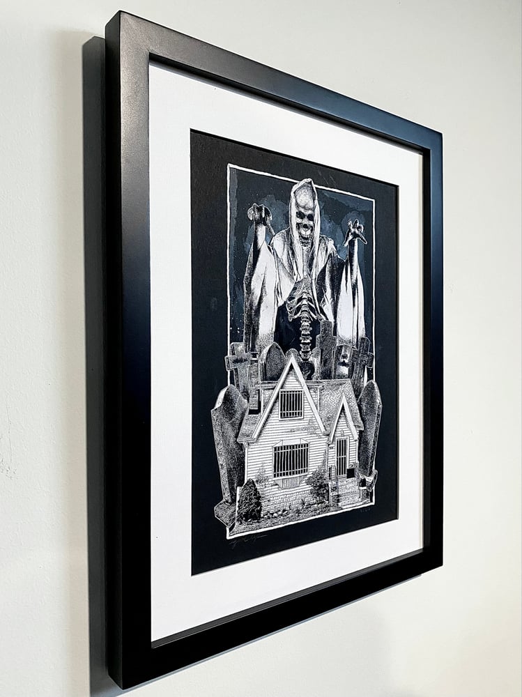 Image of 'stay home' original collage