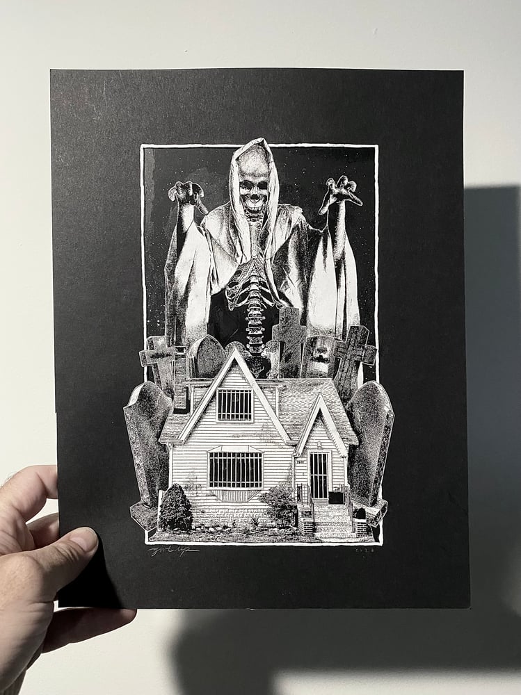 Image of 'stay home' original collage