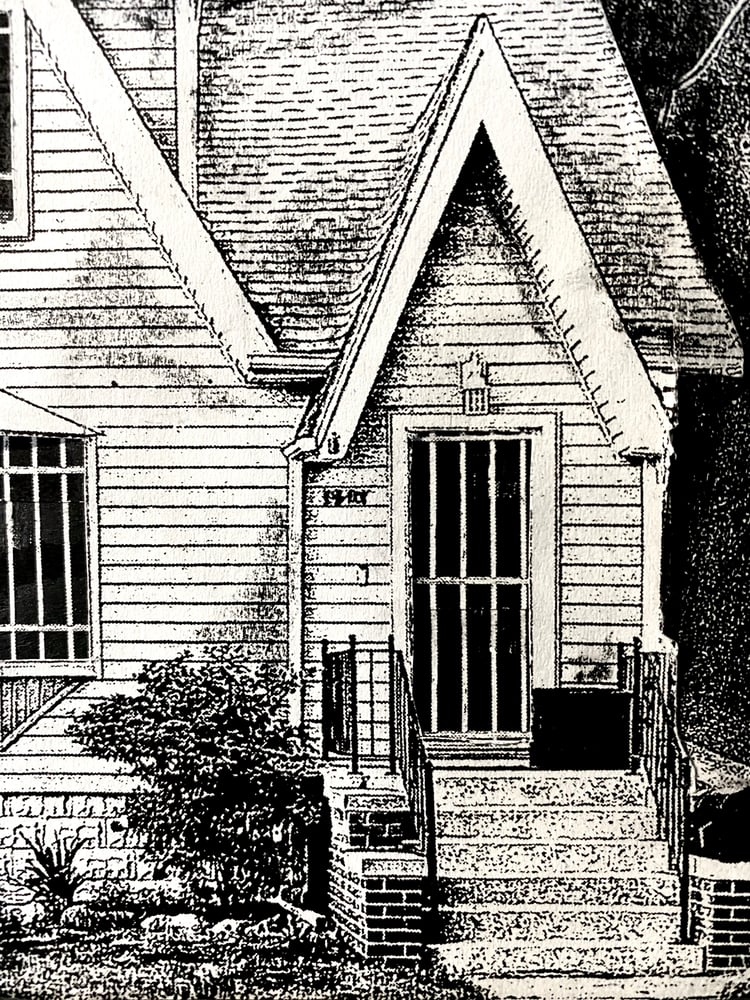 Image of 'stay home' original collage