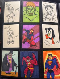 Image 2 of 1 of 1 Hand Drawn Trading Cards