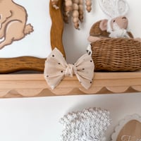 Polka Dot Marshmallow Bow