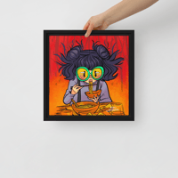 Image 5 of Noodle Demond Framed Canvas Print