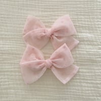 Image 1 of Pinwheel bow/ Sunshine 