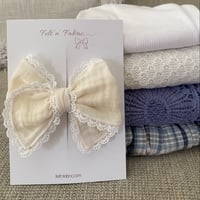 Image 1 of Fable bow/ Butternut Lace