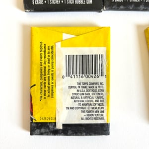 Image of Topps Fright Flicks Trading Card Pack 