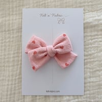 Image 2 of Pinwheel bow/ Candy Heart