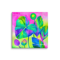 Image 1 of Sunset Botanicals Canvas Print