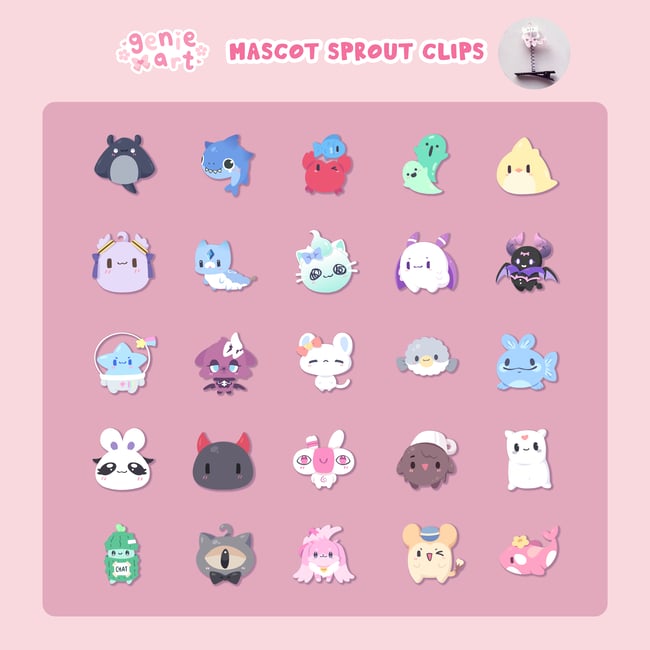 Mascot Sprout Clips [ Indies ]