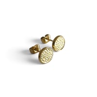 Image 2 of Boucles d'oreilles puces , modèle MARIE , Or