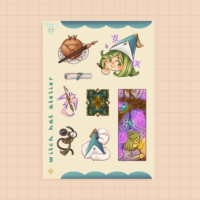 Stickers Sheet - Witch Hat Atelier
