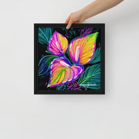 Image 5 of Anthurium Glow Framed Canvas Print