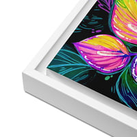 Image 4 of Anthurium Glow Framed Canvas Print