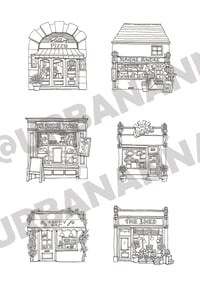 Image 2 of Tiny Shops Coloring Pages (part 1)