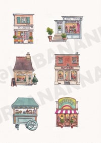 Image 3 of Tiny Shops Coloring Pages (part 1)