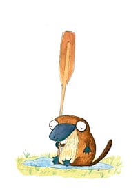 Paddle Puddle Platypus - Print