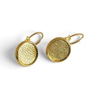 Boucles d'oreilles dormeuses , modèle EVA, Or