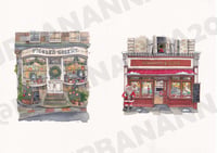 Image 5 of Christmas Shopfronts Coloring Bundle