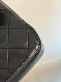 Image 8 of Chanel Classic Flap Bag Black Lambskin Leather 23cm