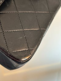 Image 7 of Chanel Classic Flap Bag Black Lambskin Leather 23cm