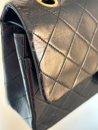 Image 5 of Chanel Classic Flap Bag Black Lambskin Leather 23cm