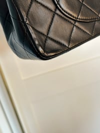 Image 13 of Chanel Classic Flap Bag Black Lambskin Leather 23cm