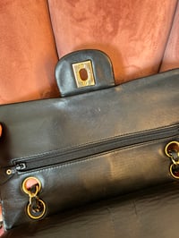 Image 17 of Chanel Classic Flap Bag Black Lambskin Leather 23cm