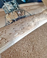 1990s Vintage Childrens Wallpaper Borders - Apollo Mission Moon Foil Astronaut - (Set of 2 Rolls) thumbnail 9