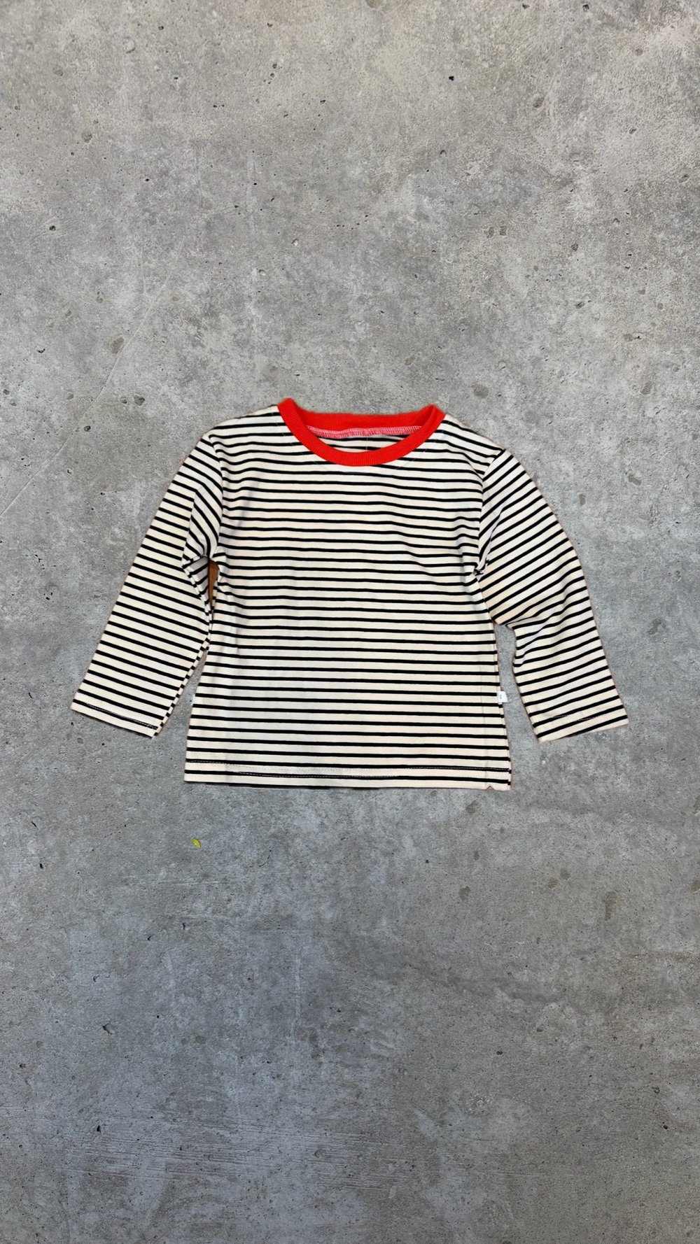 Image of VIntage "Striped" Tee Orange/Black  