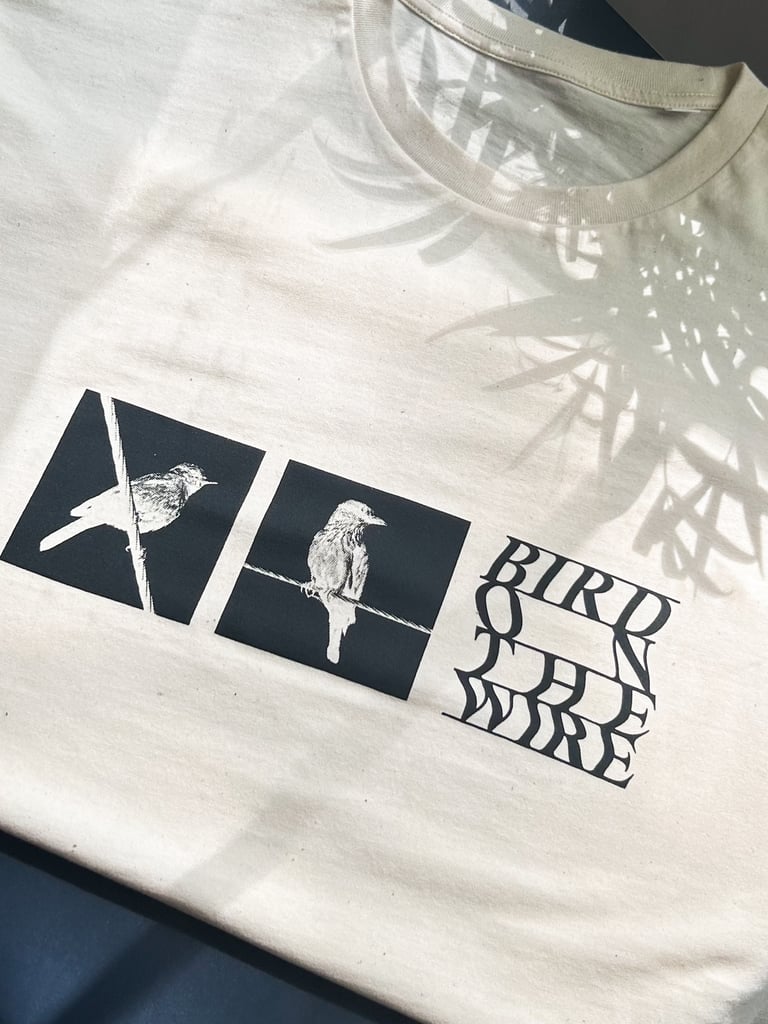 The Bird On The Wire Neutral Tee Image 2