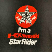 Image 2 of 'I'm a Kawasaki Star Rider' 70s M