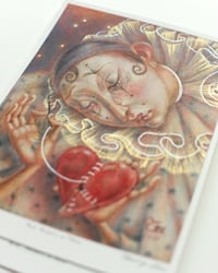 Image 1 of Your Heart’s a Mess (hand-embellished print) 15 cm x 20 cm
